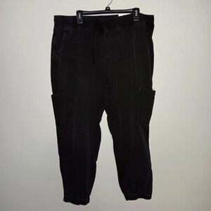 Sonoma women's Jeans joggers size XXL black cargo elastic waist